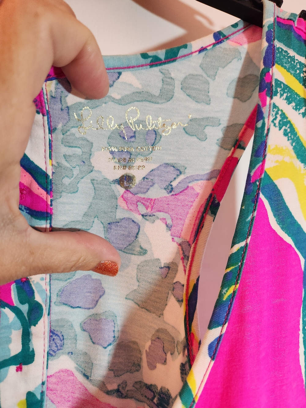 Lilly Pulitzer Multicolor Tankdress In EUC Print - Picture 3 of 4